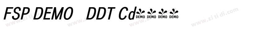 FSP DEMO   DDT Cd字体转换
